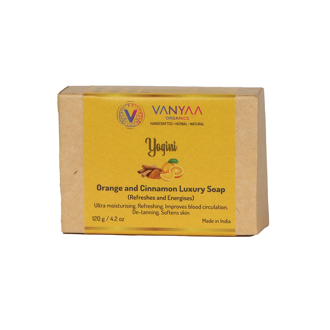 Vanyaa - Yogini - Refreshing, Energizing Soap with Orange and Cinnamon
