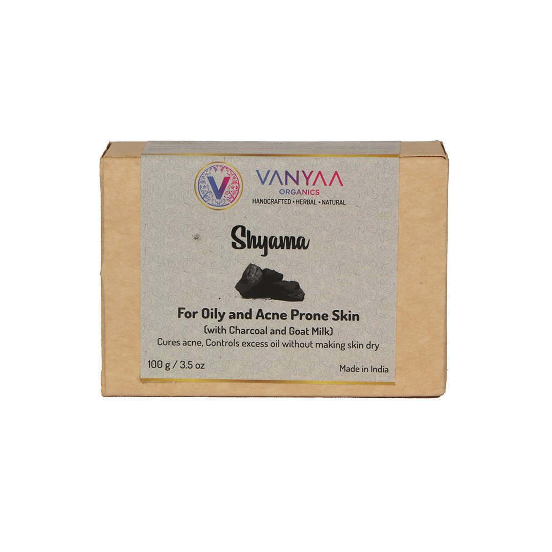 Vanyaa - Shyama - Charcoal Soap for Acne-Prone, Oily Skin