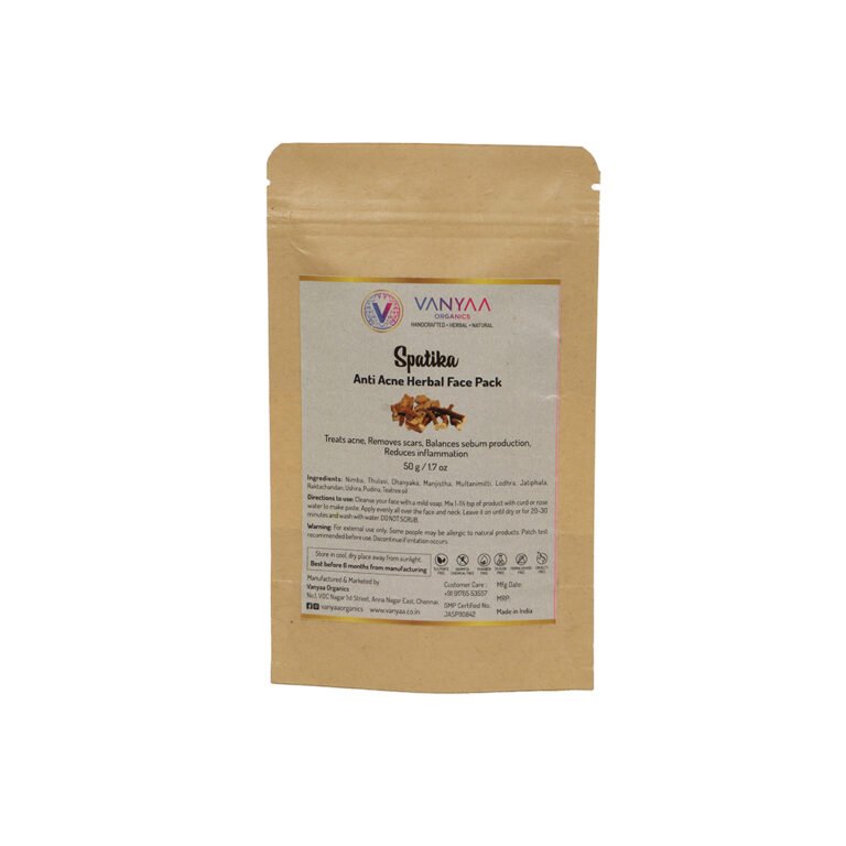 Vanyaa - Spatika Face Pack - Herbal Skin Care for Pimples