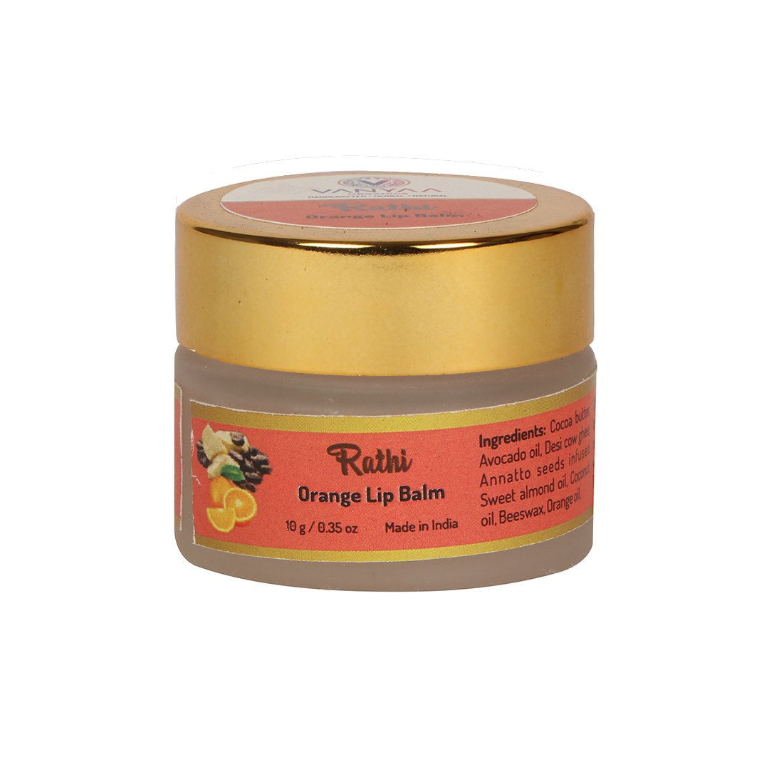 Vanyaa - Rathi Orange Lip Balm for Glossy Lips